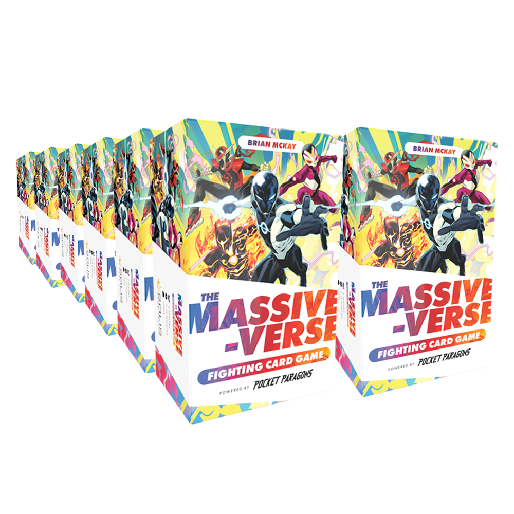 Wholesale — The Massive-Verse Fighting Card Game x 12 ($25 MSRP at 50% off)