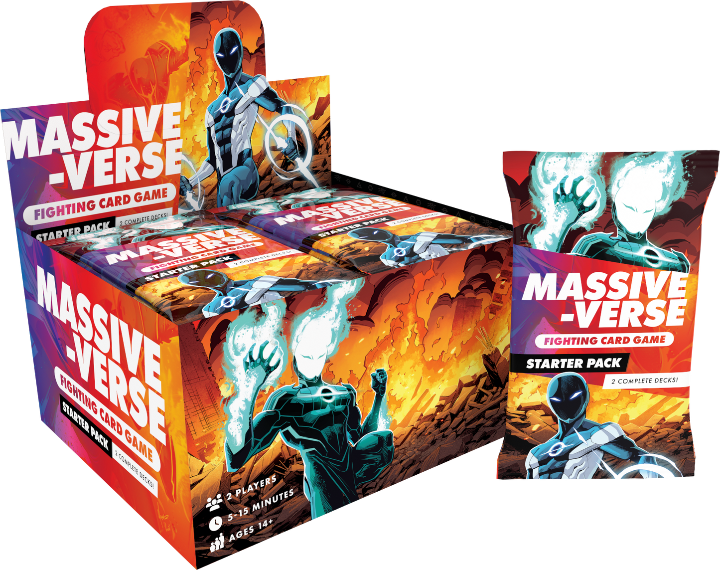 Wholesale — The Massive-Verse Fighting Card Game Starter Pack (x24 packs)