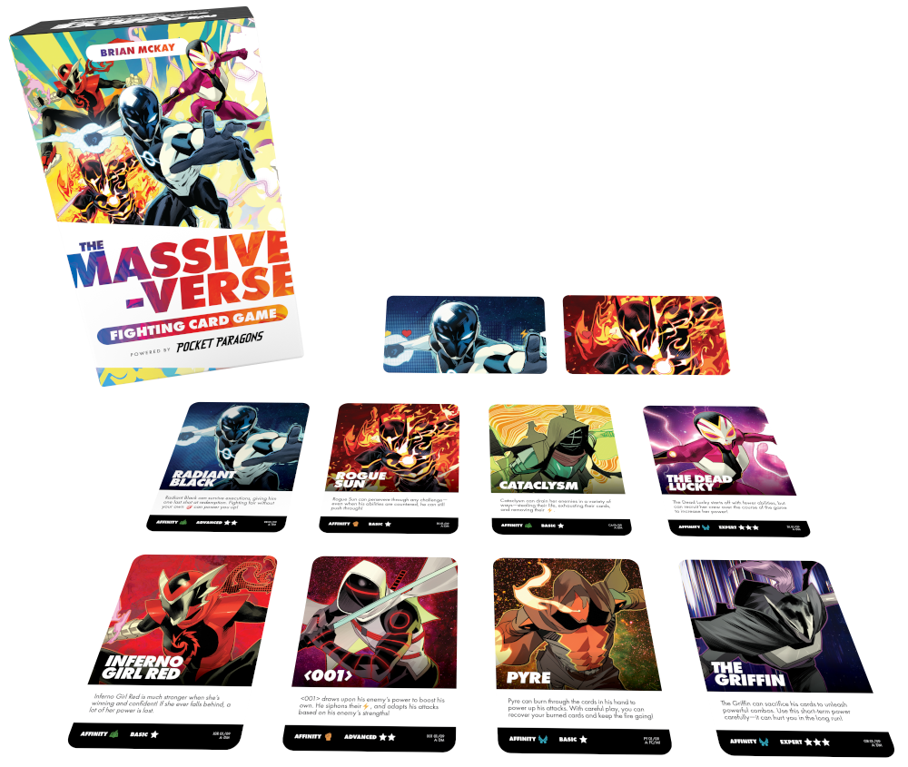 Wholesale — The Massive-Verse Fighting Card Game x 12 ($25 MSRP at 50% off)