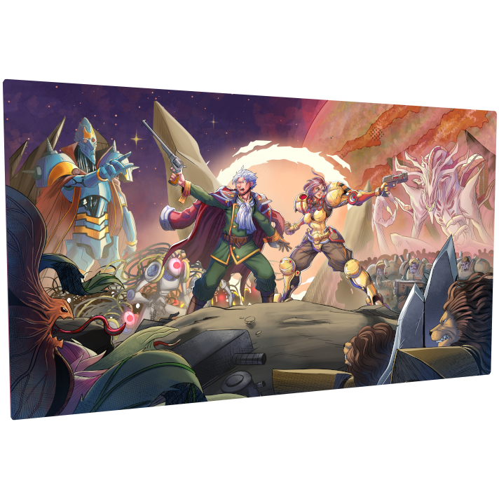 Playmat: Space Lion (Pocket Paragons)