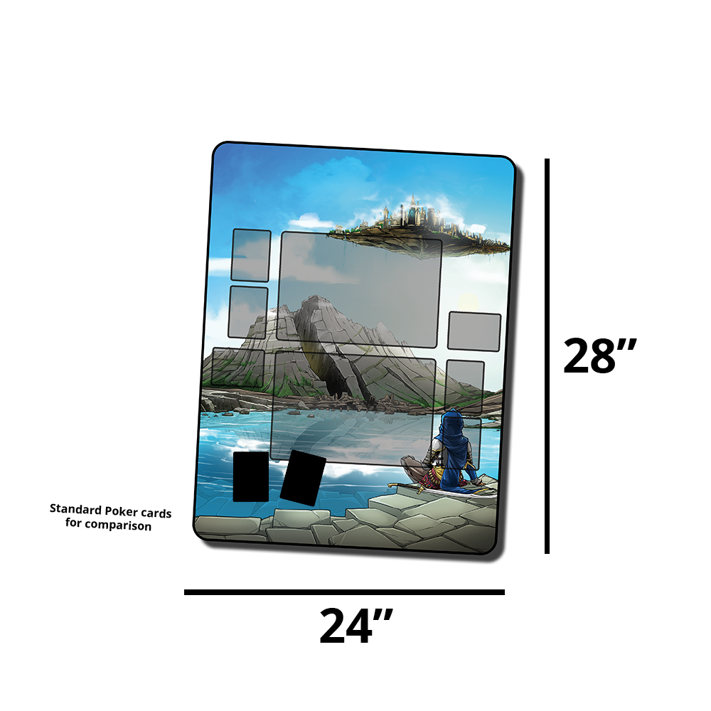 Terrene Odyssey 2-Player Playmat (Varsha Blue)