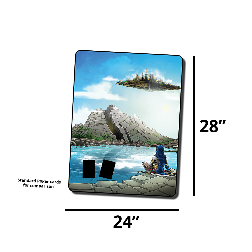 Terrene Odyssey 2-Player Playmat (Varsha Blue)
