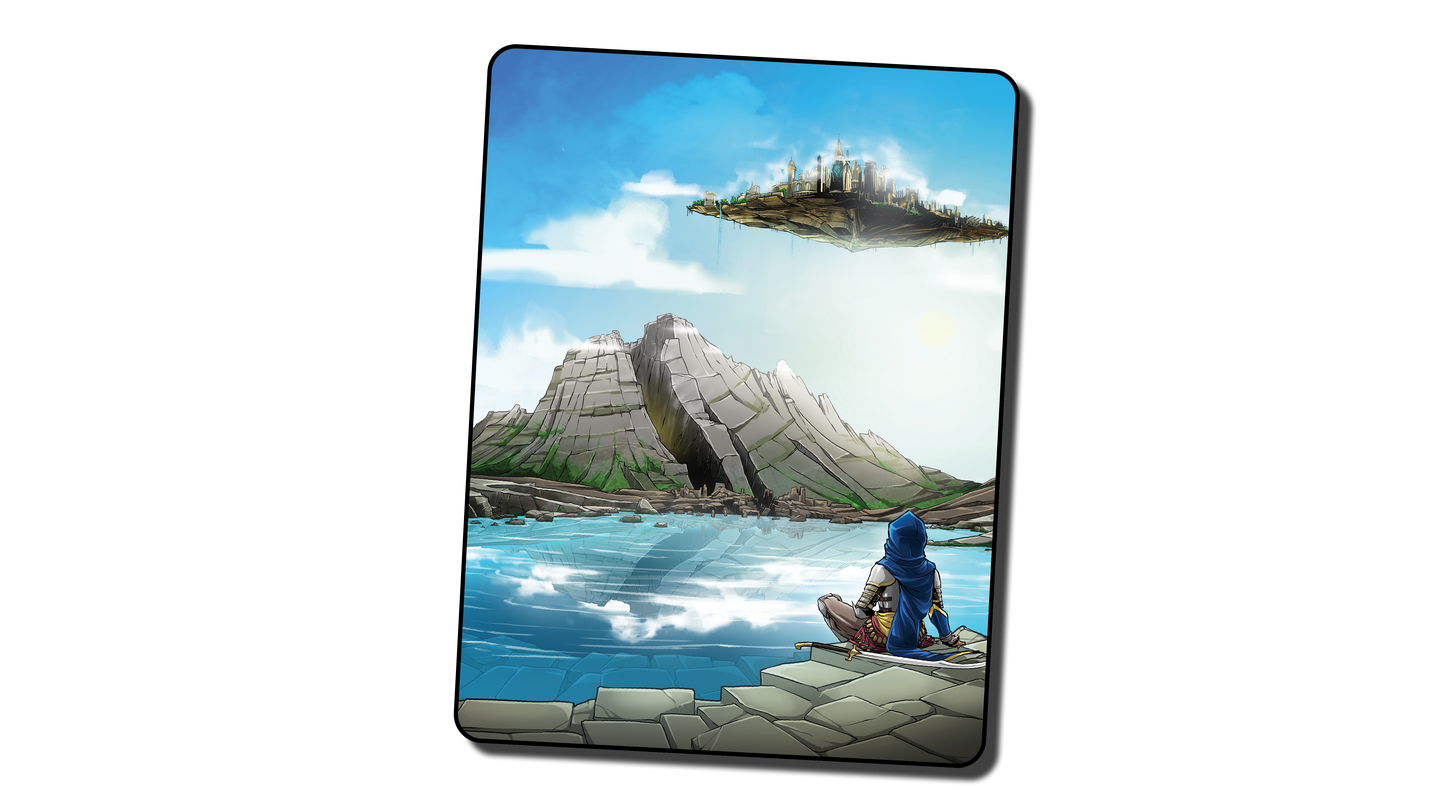 Terrene Odyssey 2-Player Playmat (Varsha Blue)