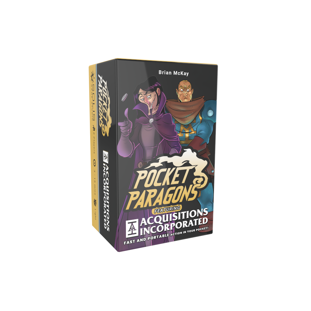 Wholesale — Pocket Paragons: Acquisitions Inc. x12 ($20 MSRP at 50% off)