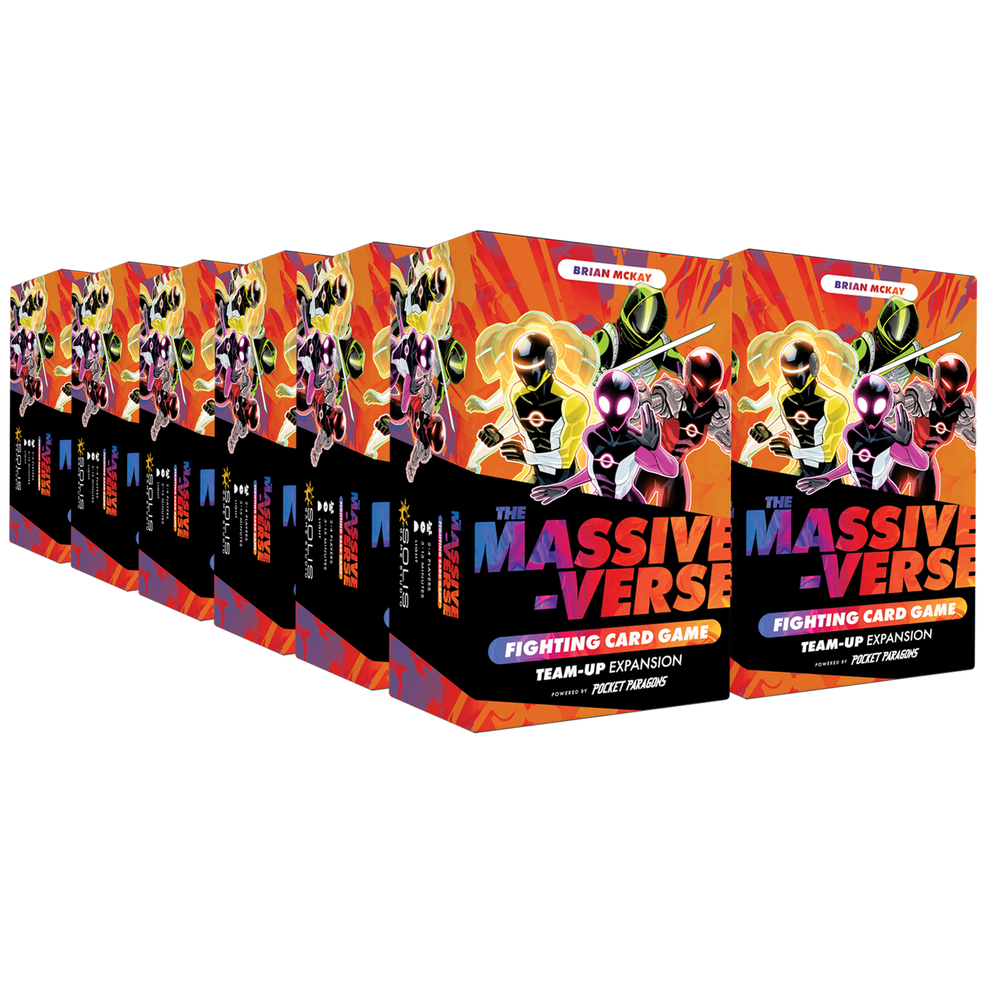 Wholesale — The Massive-Verse Fighting Card Game Teamup Expansion x 12 ($25 MSRP at 50% off)