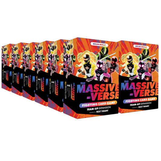 Wholesale — The Massive-Verse Fighting Card Game Teamup Expansion x 12 ($25 MSRP at 50% off)