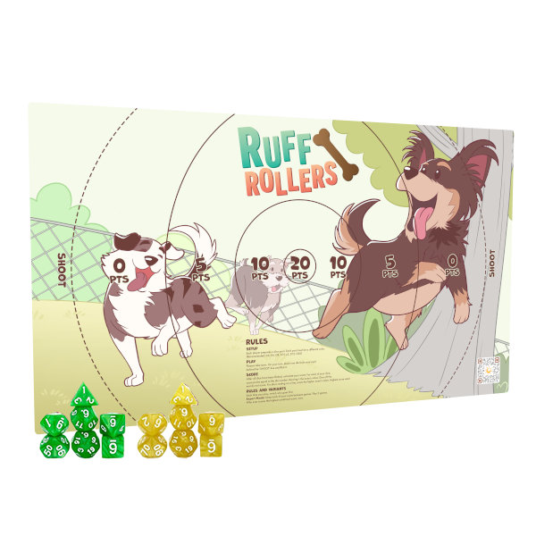 Ruff Rollers + Dice Bundle (Family Game)