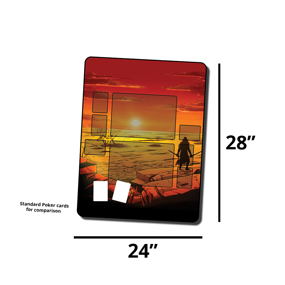 Terrene Odyssey 2-Player Playmat (Zane Red)