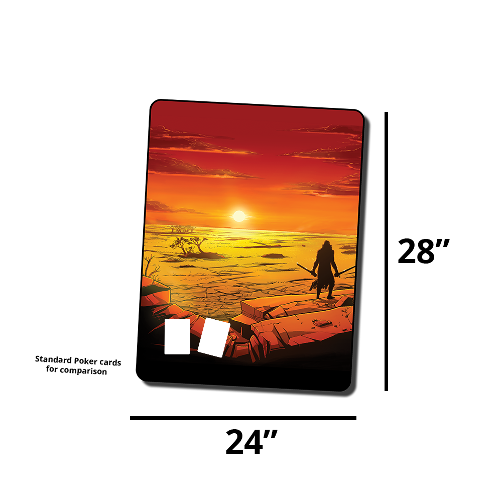 Terrene Odyssey 2-Player Playmat (Zane Red)