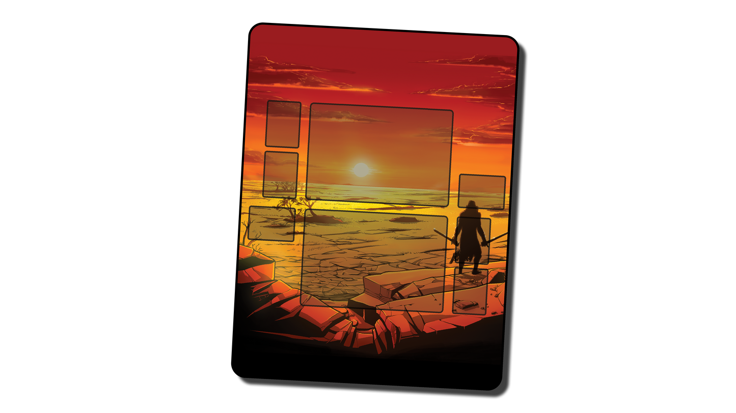 Terrene Odyssey 2-Player Playmat (Zane Red)