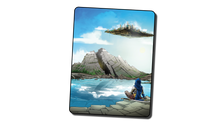 Load image into Gallery viewer, Terrene Odyssey 2-Player Playmat (Varsha Blue)
