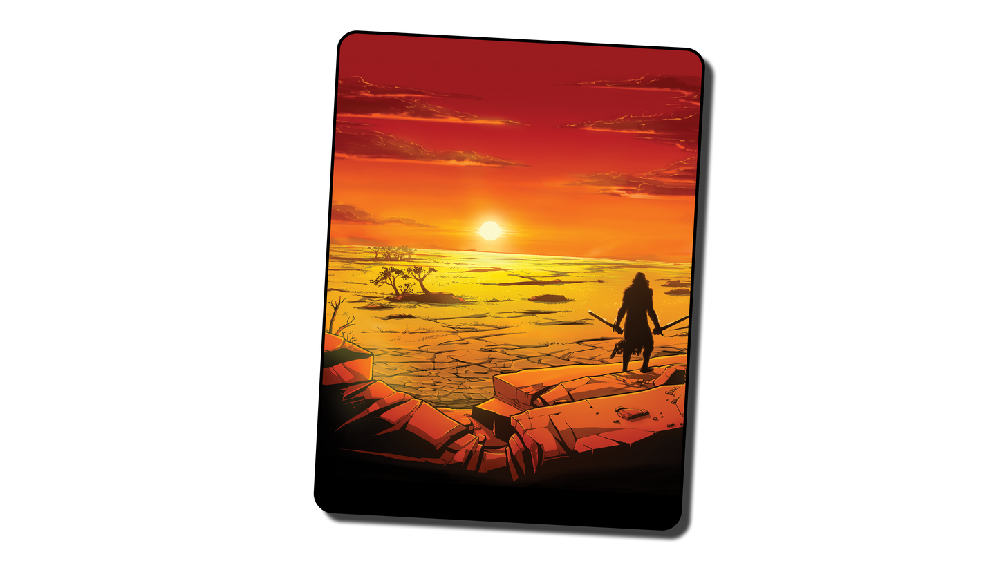 Terrene Odyssey 2-Player Playmat (Zane Red)